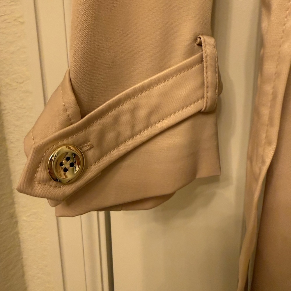 Women's Tan Trench Coat - Picture 8 of 10